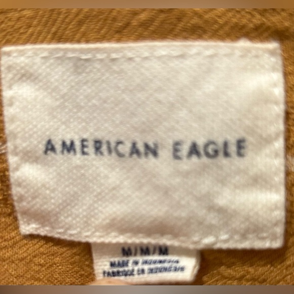 American Eagle front tie puff sleeve casual top. - Picture 5 of 6